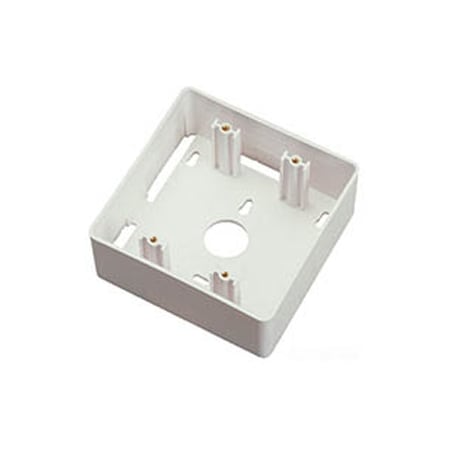 Allen Tel Electrical Surface Mount Box, Surface Mounting Box-Double Gang, White AT45MB-15